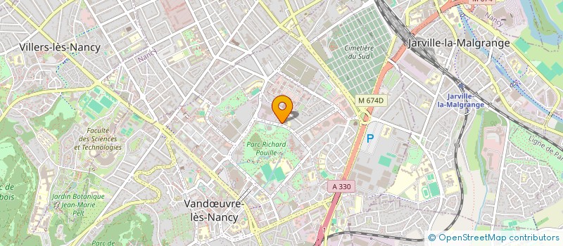 localisation de l'entreprise MADAME CELIA ROUSSINGUE  VANDUVRE-LES-NANCY