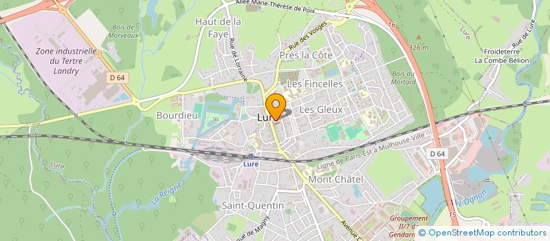 localisation de l'entreprise MADAME CELIA RUMELHARD  LURE