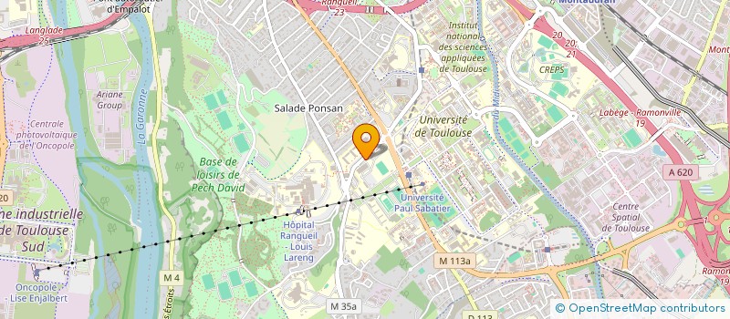 localisation de l'entreprise MADAME CELIA SANCHEZ  TOULOUSE
