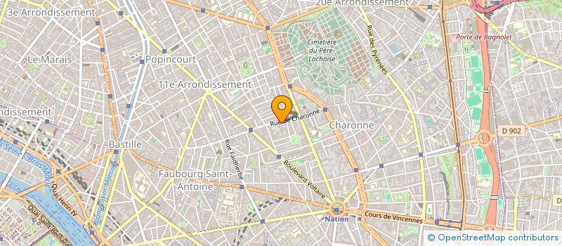 localisation de l'entreprise MADAME CELIA SANDJAK  PARIS