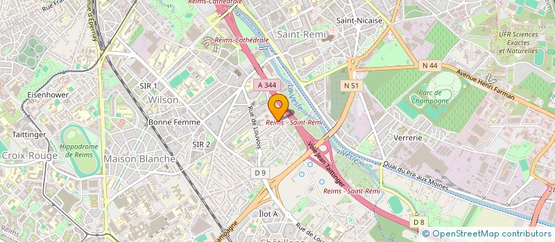localisation de l'entreprise MADAME CELIA SCHIRES  REIMS