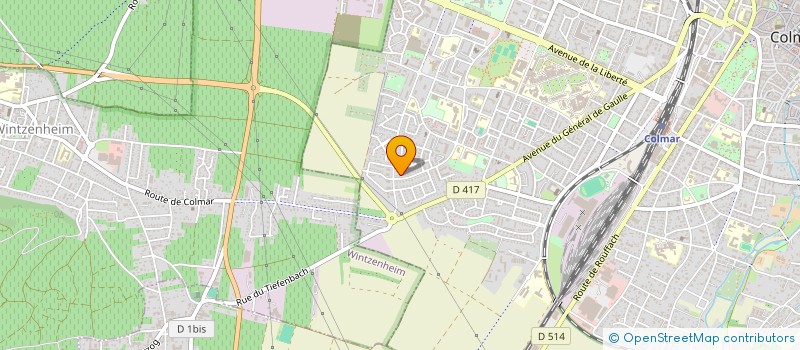 localisation de l'entreprise MADAME CELIA SCHLIENGER  COLMAR