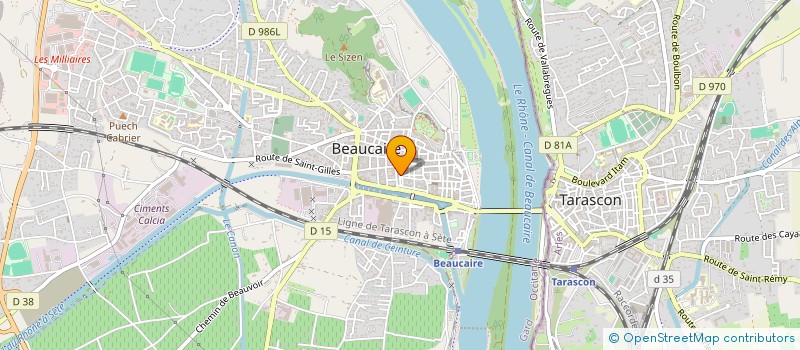 localisation de l'entreprise MADAME CELIA SCHMITT à BEAUCAIRE