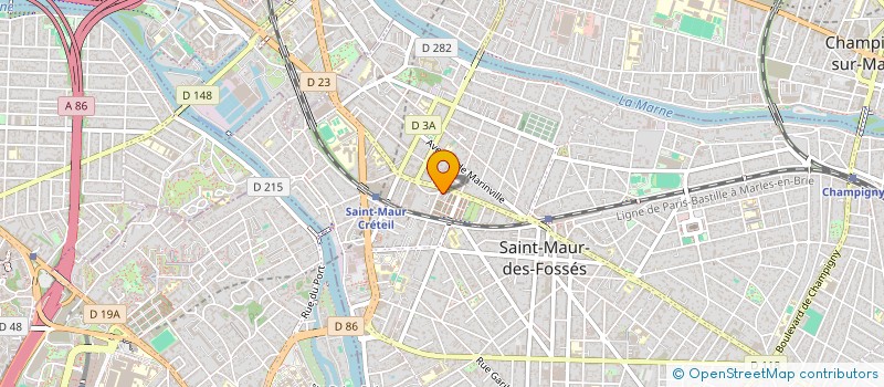 localisation de l'entreprise MADAME CELIA SERRATAN à SAINT-MAUR-DES-FOSSES