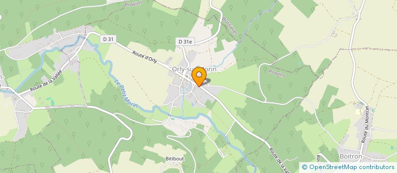 localisation de l'entreprise MADAME CELIA SEVER  ORLY-SUR-MORIN