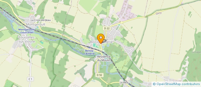 localisation de l'entreprise MADAME CELIA SOUKANE  BOISSY-L'AILLERIE