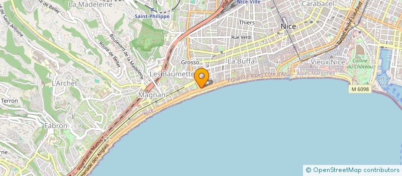 localisation de l'entreprise MADAME CELIA SUSINI  NICE