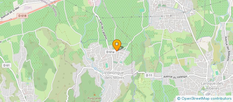 localisation de l'entreprise MADAME CELIA SWAENEPOEL  VILLELONGUE-DELS-MONTS