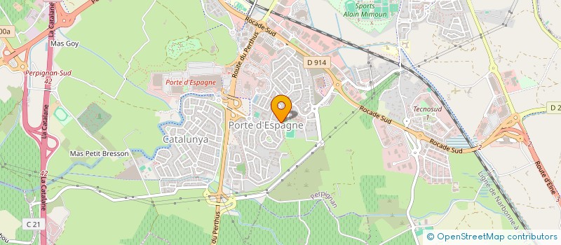 localisation de l'entreprise MADAME CELIA TARDIEU  PERPIGNAN