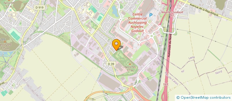 localisation de l'entreprise MADAME CELIA TEIXEIRA PINTO  HENIN-BEAUMONT