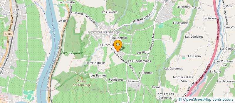 localisation de l'entreprise MADAME CELIA TEKHIL  CROZES-HERMITAGE