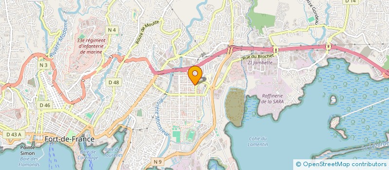 localisation de l'entreprise MADAME CELIA TEROSIER  FORT-DE-FRANCE