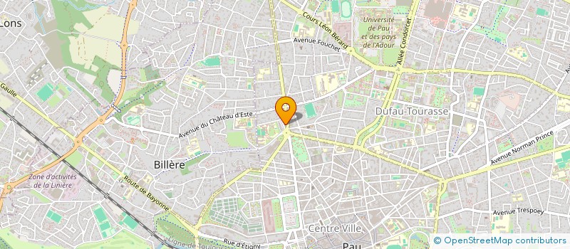 localisation de l'entreprise MADAME CELIA THIBEAUDEAU à PAU