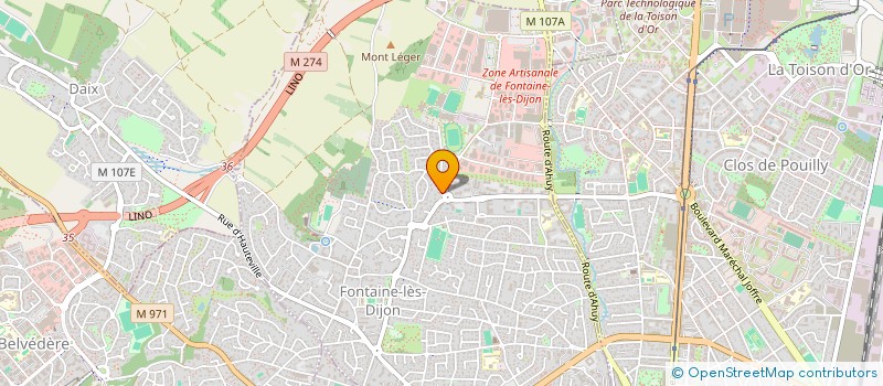 localisation de l'entreprise MADAME CELIA TONDU  FONTAINE-LES-DIJON