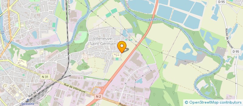 localisation de l'entreprise MADAME CELIA TRIQUENEAUX  VILLENEUVE-SAINT-GERMAIN