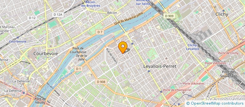 localisation de l'entreprise MADAME CELIA TURQUET-LEPREUX à LEVALLOIS-PERRET