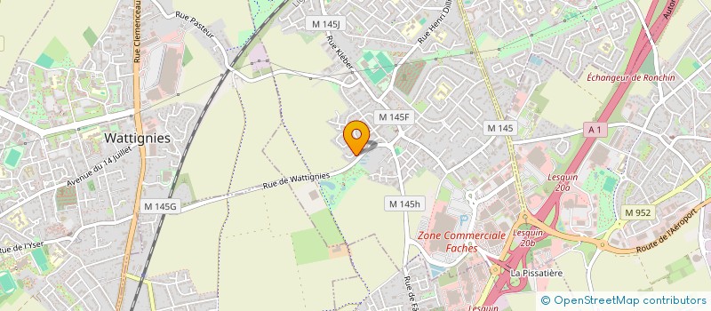 localisation de l'entreprise MADAME CELIA VANOOST  FACHES-THUMESNIL