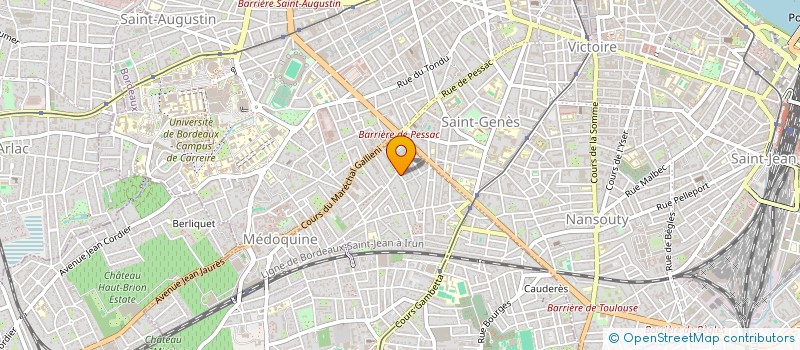 localisation de l'entreprise MADAME CELIA VEZINET  TALENCE