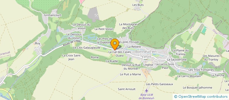 localisation de l'entreprise MADAME CELIA VIEGAS  BONNEUIL-EN-VALOIS