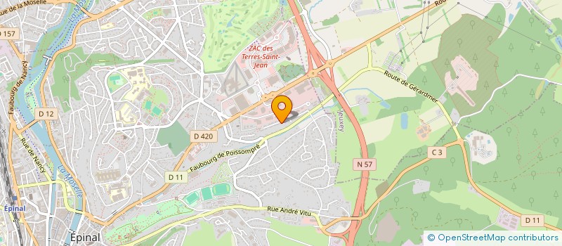 localisation de l'entreprise MADAME CELIA VILLEMIN à EPINAL
