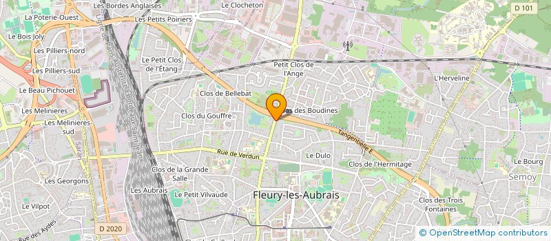 localisation de l'entreprise MADAME CELIA VONTHRON  FLEURY-LES-AUBRAIS