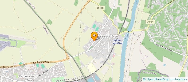 localisation de l'entreprise MADAME CELIA WAREMBOURG  BORAN-SUR-OISE