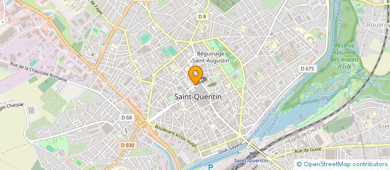 localisation de l'entreprise MADAME CELIA YAO KOMISSA  SAINT-QUENTIN