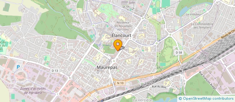 localisation de l'entreprise MADAME CELIA ZITOUNI  MAUREPAS