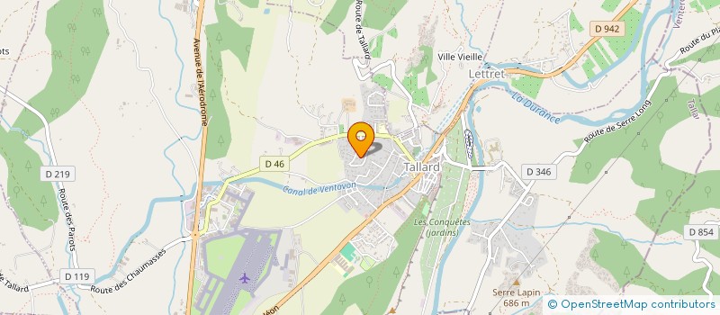 localisation de l'entreprise MADAME CELIA ZUNINO  TALLARD