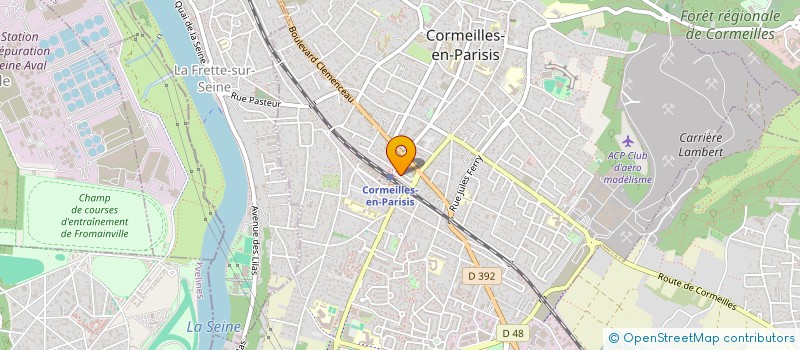 localisation de l'entreprise MADAME CELIAN CART-GRANDJEAN  CORMEILLES-EN-PARISIS