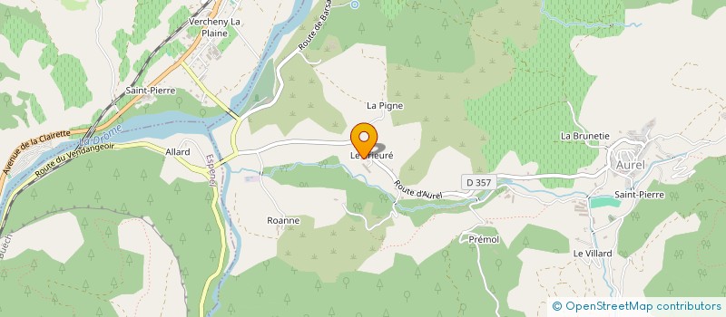 localisation de l'entreprise MADAME CELIE BLACHON  AUREL