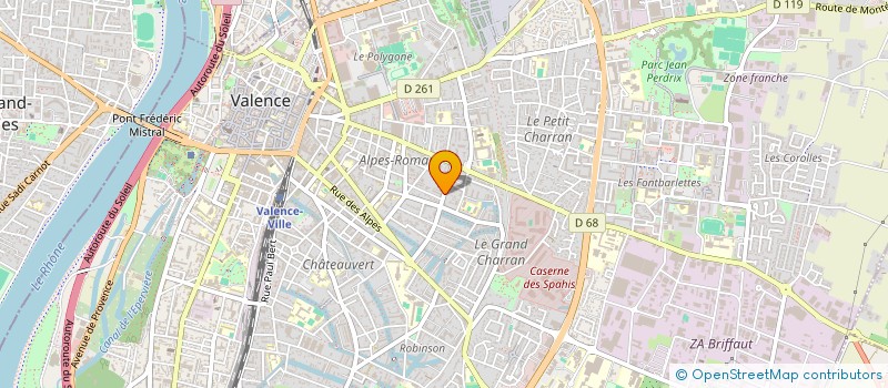 localisation de l'entreprise MADAME CELIE CHAMP  VALENCE