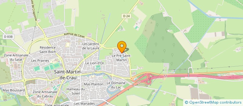 localisation de l'entreprise MADAME CELIE CORINNE LEDUEY à SAINT-MARTIN-DE-CRAU
