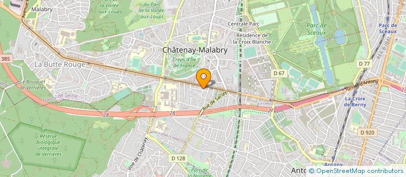 localisation de l'entreprise MADAME CELIE DELOUVEE à CHATENAY-MALABRY