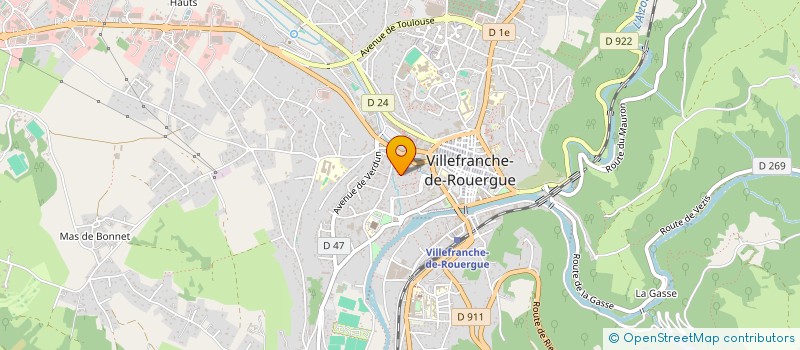 localisation de l'entreprise MADAME CELIE ENORA FALIERES à VILLEFRANCHE-DE-ROUERGUE