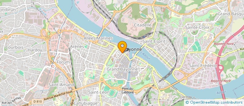 localisation de l'entreprise MADAME CELIE FAVRE  BAYONNE