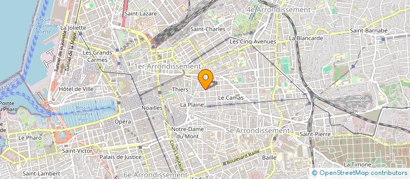 localisation de l'entreprise MADAME CELIE MALLET à MARSEILLE