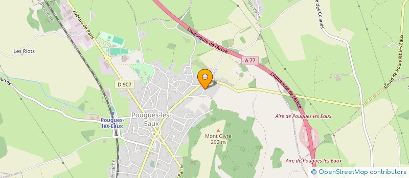 localisation de l'entreprise MADAME CELIE MICHEL  POUGUES-LES-EAUX