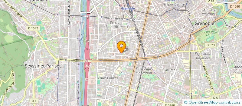 localisation de l'entreprise MADAME CELIE SEAUVE à GRENOBLE