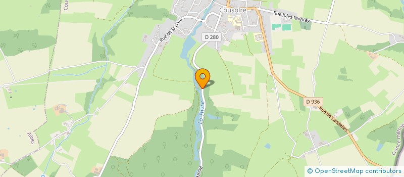 localisation de l'entreprise MADAME CELIMENE BOURGEAULT  COUSOLRE