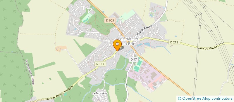 localisation de l'entreprise MADAME CELINA AMORIM ANTUNES VIANA  LE CHATELET-EN-BRIE