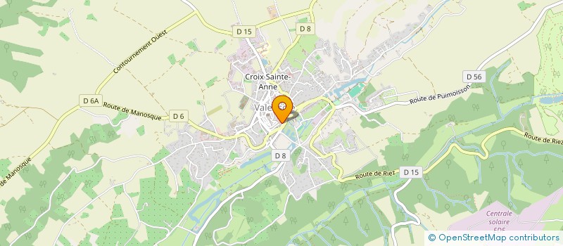 localisation de l'entreprise MADAME CELINA ANGELVIN à VALENSOLE