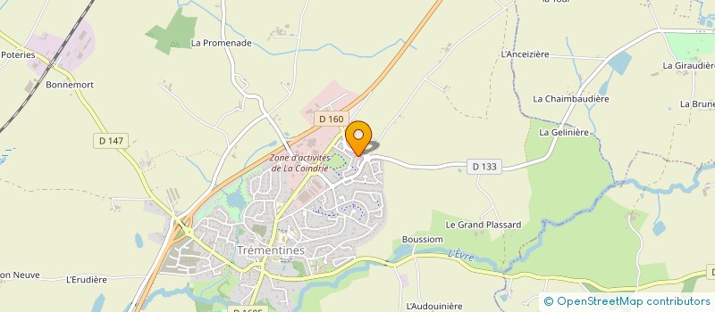 localisation de l'entreprise MADAME CELINA GIRAULT  TREMENTINES