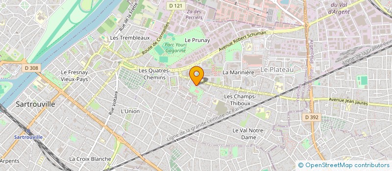 localisation de l'entreprise MADAME CELINA JACQUELINA GOMES BARBOSA  SARTROUVILLE