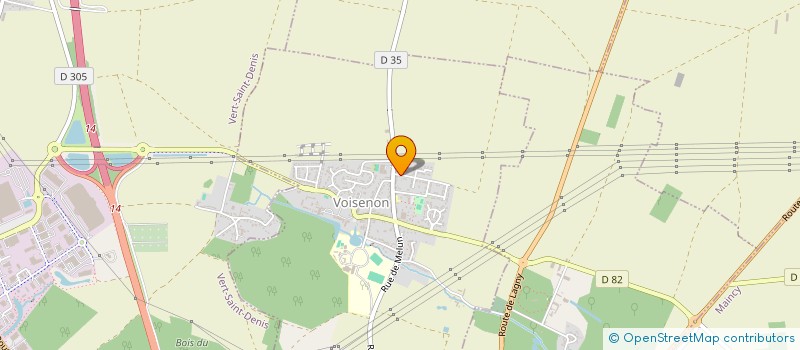 localisation de l'entreprise MADAME CELINA MANCEAU  VOISENON