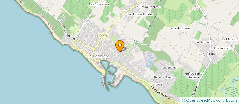 localisation de l'entreprise MADAME CELINA MAZEAU à SAINT-PIERRE-D'OLERON