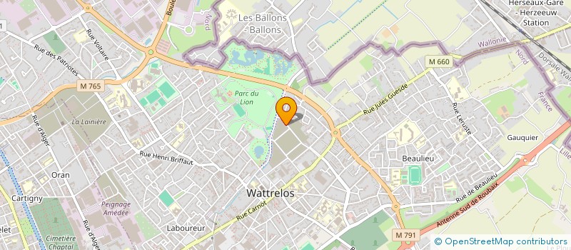 localisation de l'entreprise MADAME CELINA MOKRANE à WATTRELOS