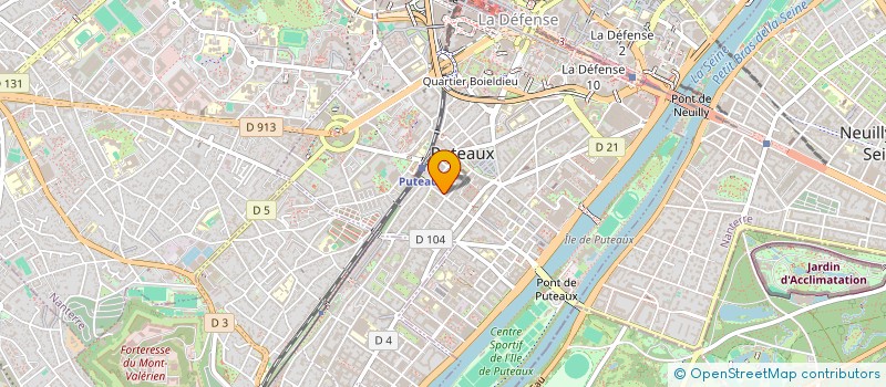 localisation de l'entreprise MADAME CELINA PEREIRA  PUTEAUX