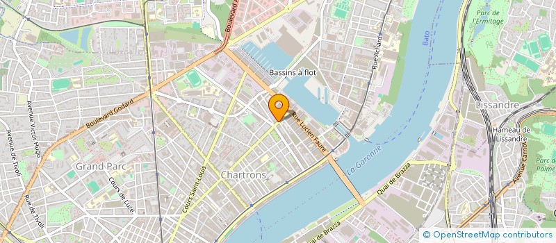 localisation de l'entreprise MADAME CELINA PEREIRA GALANTE  BORDEAUX