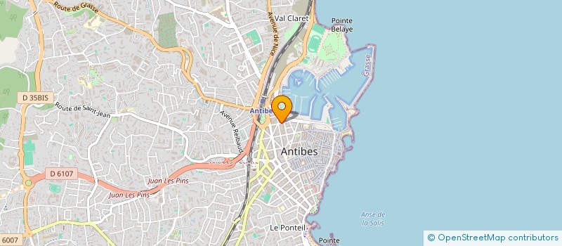 localisation de l'entreprise MADAME CELINA RECHOW à ANTIBES